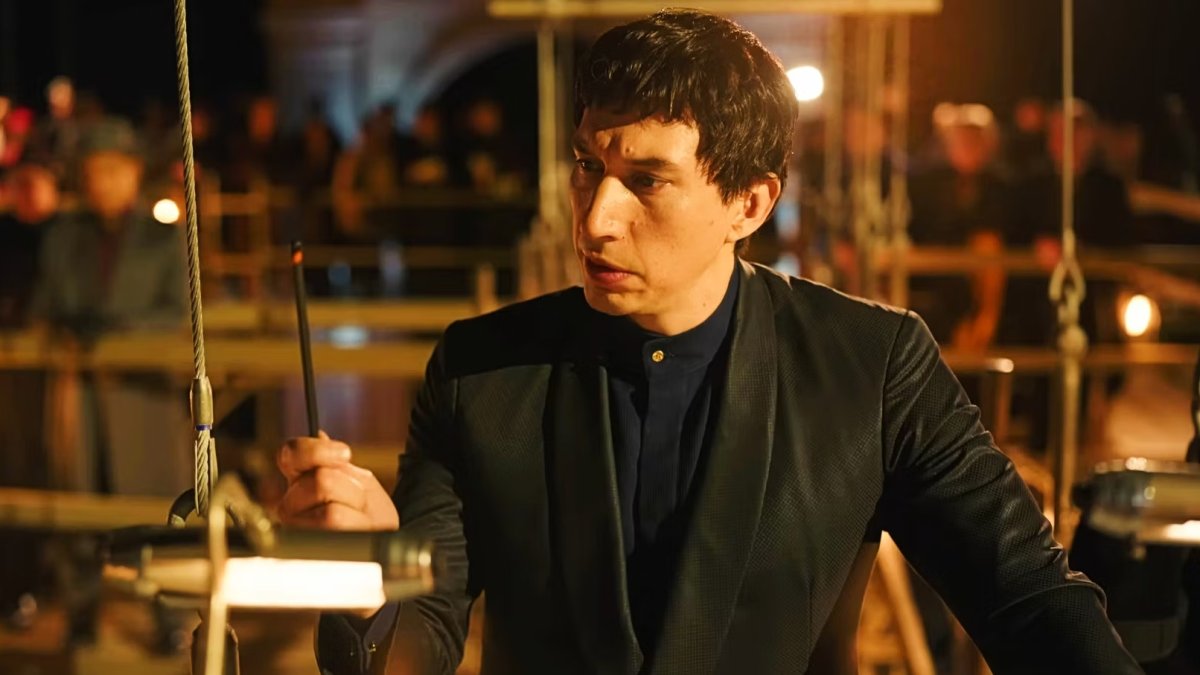 Adam Driver es el protagonista de Megalópolis.