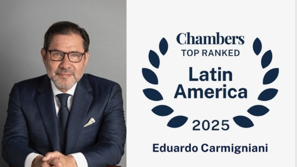 El abogado Eduardo Carmigniani fue reconocido a escala regional.