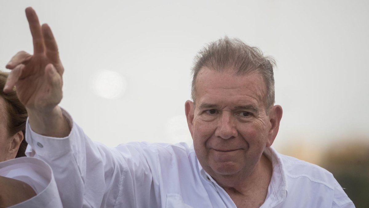 El abanderado de la mayor coalición opositora de Venezuela, Edmundo González Urrutia.