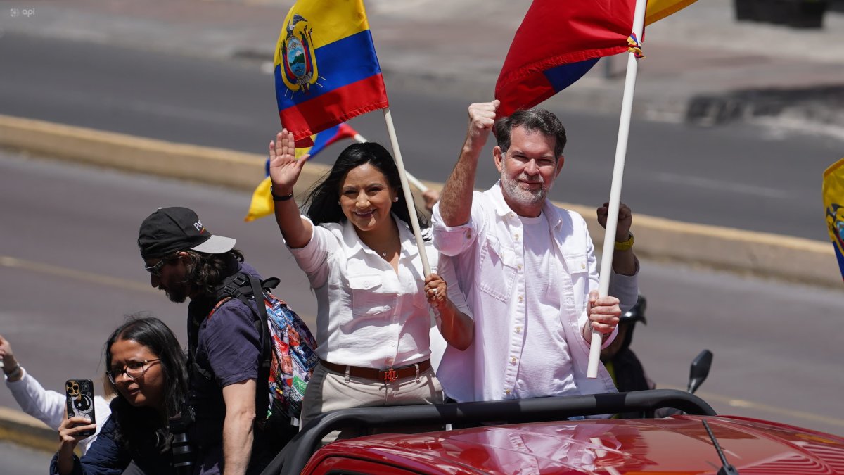 Francesco Tabacchi  y Blanca Sacancela llegaron este 25 de agosto de 2024 al CNE