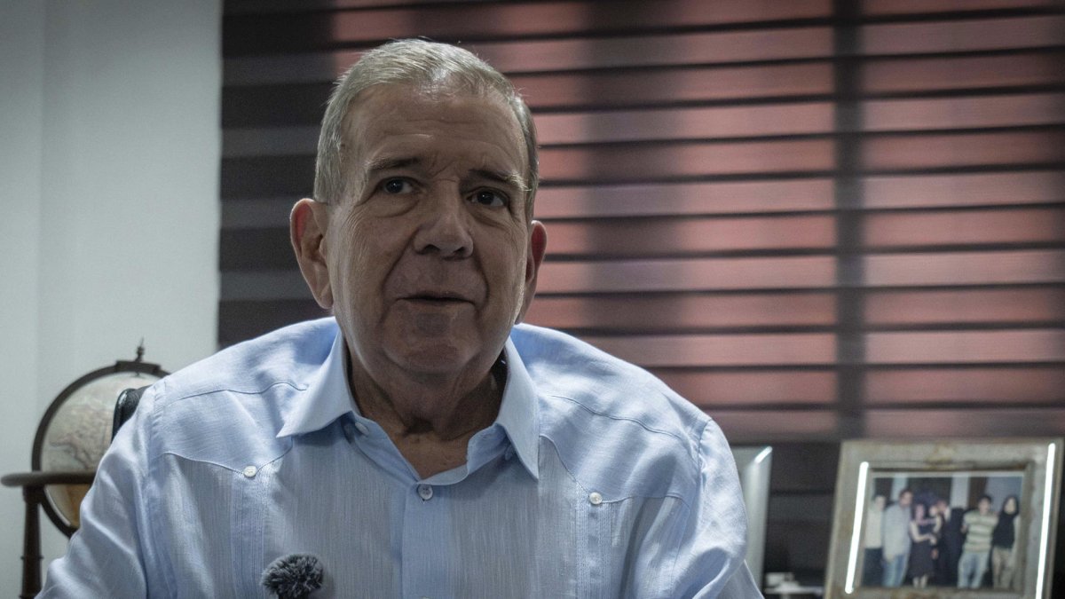 El abanderado de la oposición mayoritaria de Venezuela, Edmundo González Urrutia