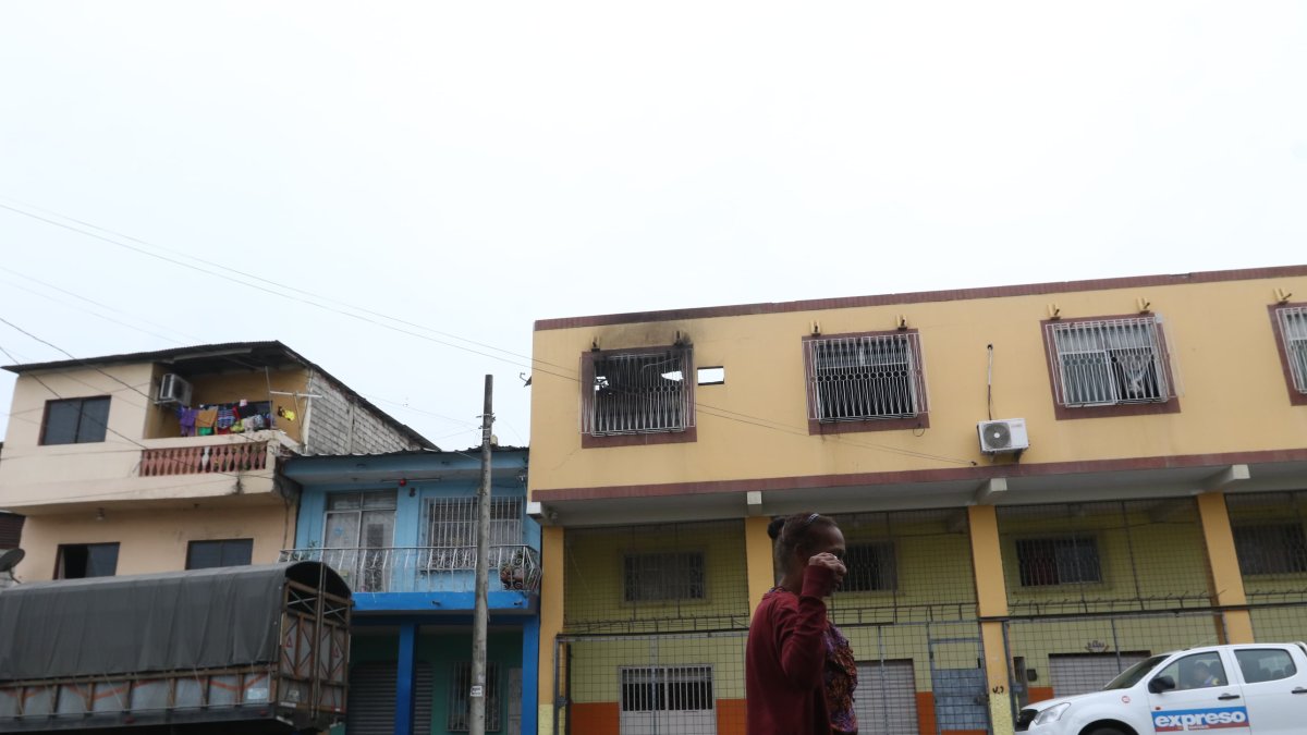 El inmueble quedó afectado a causa del incendio.