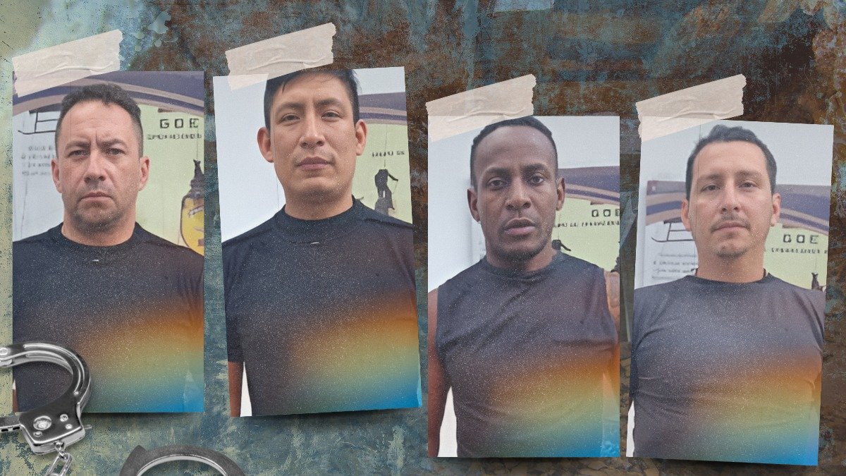 Según el parte policial, los militares trasladaban el material aurífero en una camioneta de las Fuerzas Armadas.