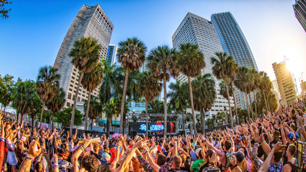 Imagen del Ultra Music Festival realizado en Miami, Estados Unidos, en marzo de 2022.