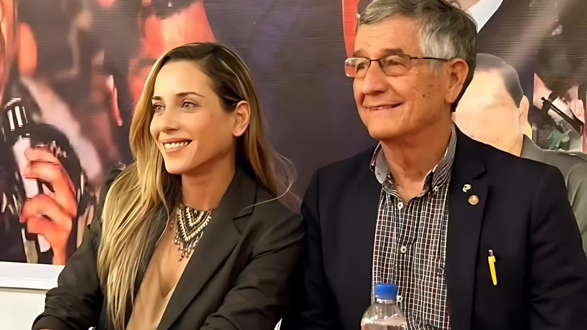 Andrea González y su binomio, Galo Moncayo.