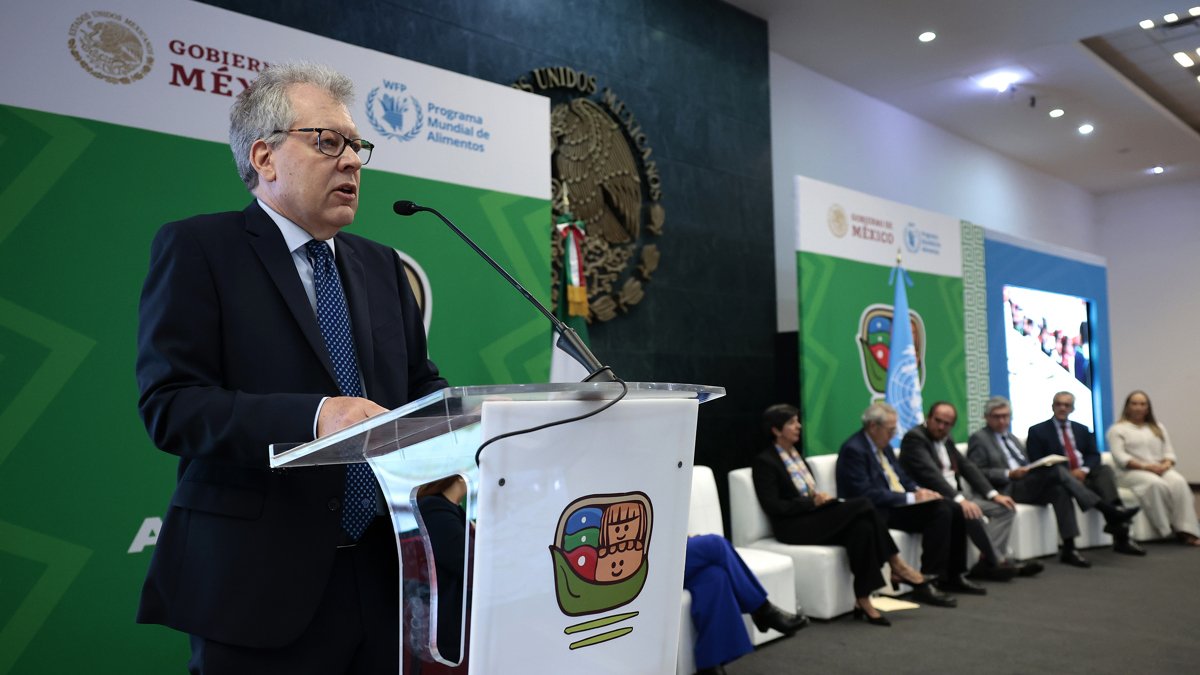 El coordinador residente del Sistema de Naciones Unidas en México, Peter Grohmann, participa en el X Foro Regional de Alimentación Escolar para América Latina y el Caribe.