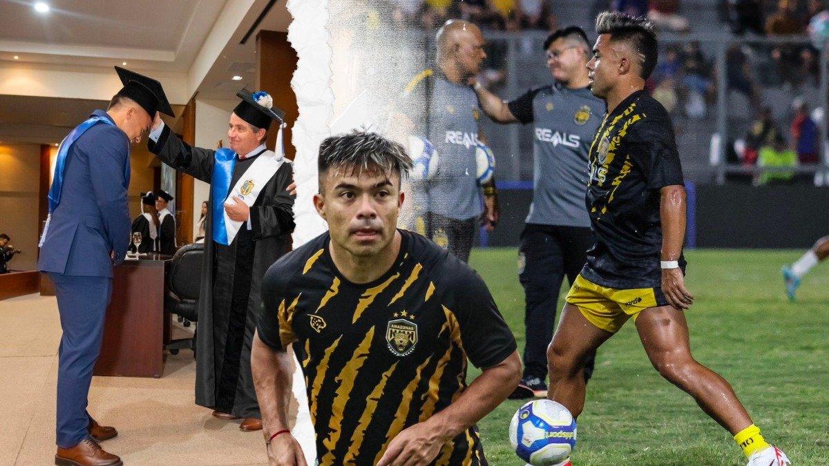 Jonny Uchuari se dio tiempo para poder graduarse de abogado