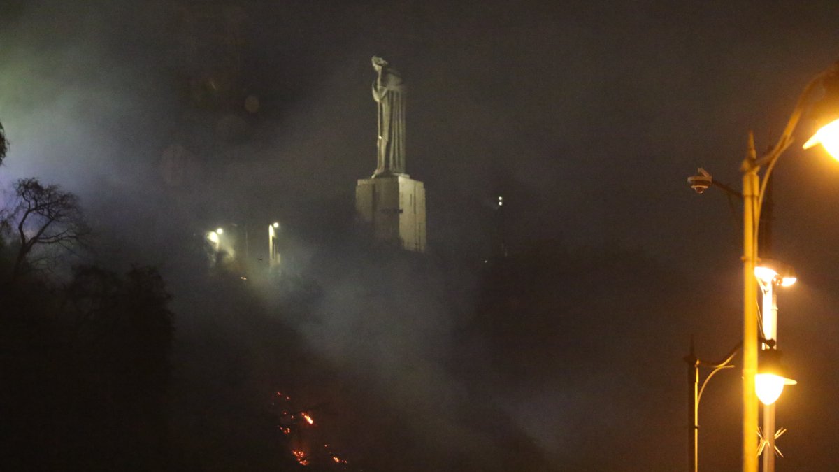 Este era el estado del incendio hasta la noche del miércoles 28 de agosto.