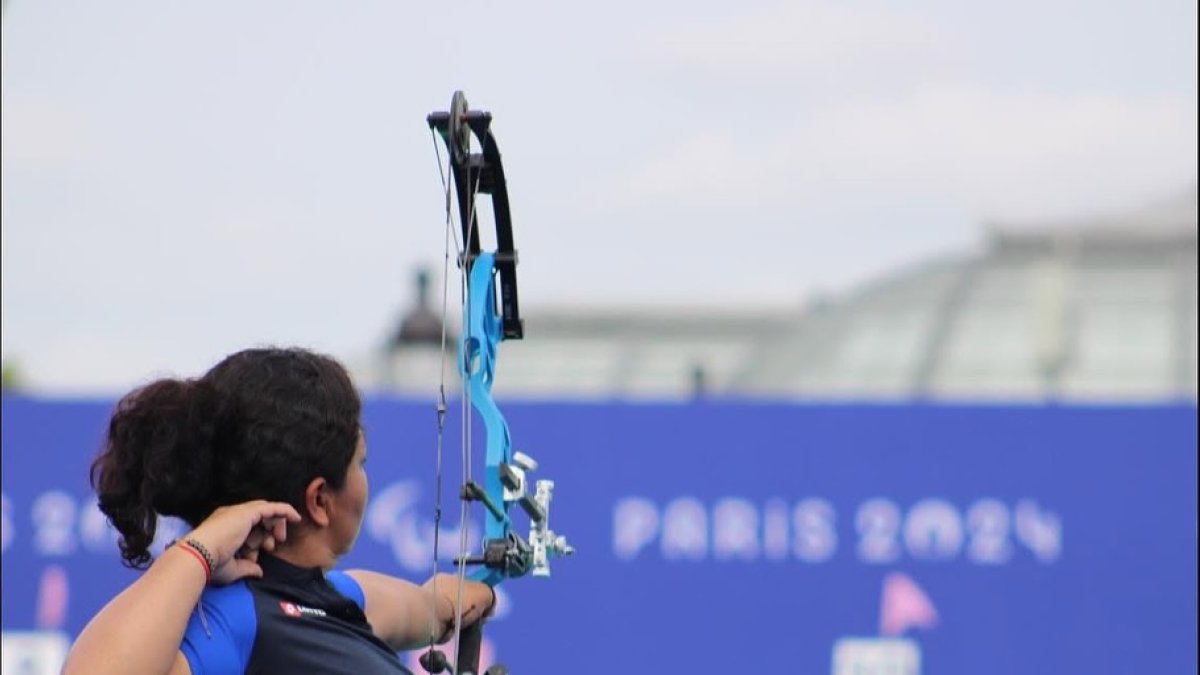 Diana Gonzabay compite por primera vez en los Juegos Paralímpicos.