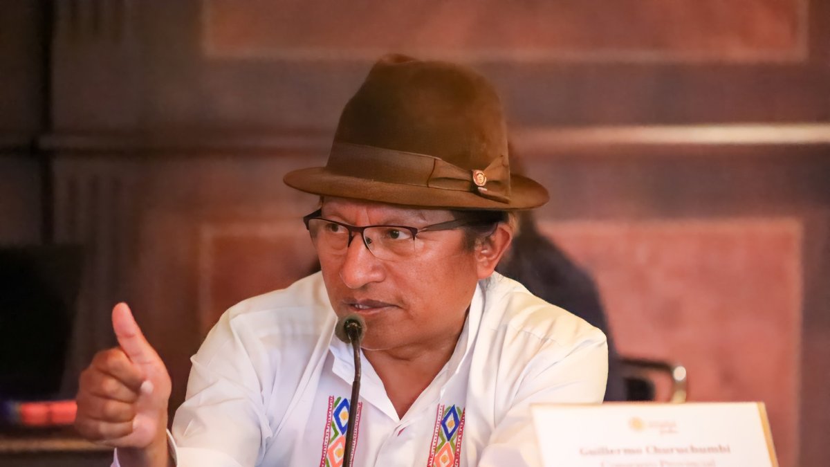 Guillermo Churuchumbi asegura que Pachakutik y Centro Democrático harán una alianza para participar en las elecciones 2025.