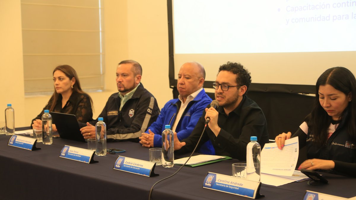 El Municipio de Quito presentó el plan para el regreso a clases el 2 de septiembre.