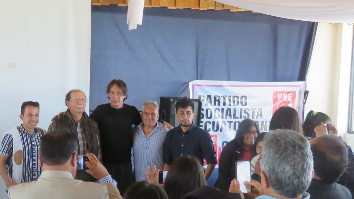 Pedro Granja, habló a breves rasgos de su plan de gobierno, y aprovechó para presentar a quien encabezará la lista de sus candidatos a  Asambleistas Nacionales y por la provincia Chimborazo.