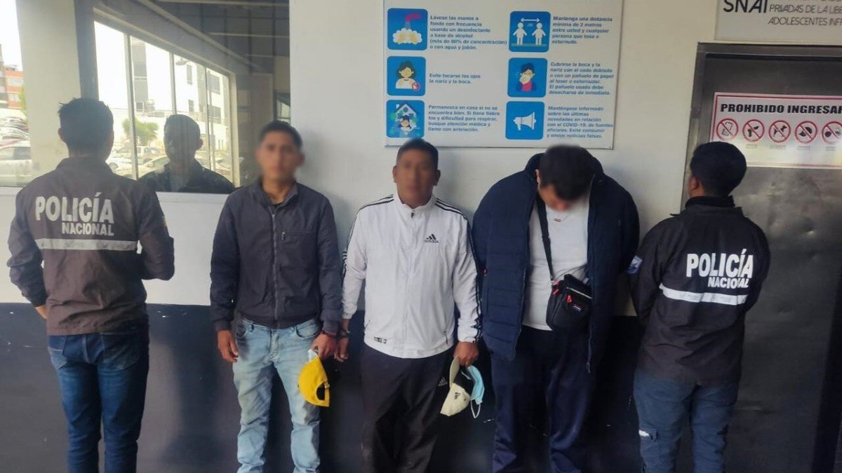 Banda. Los presuntos extorsionadores serían parte de “Los Lobos”.