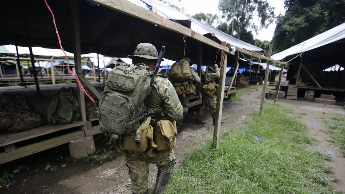 Personal de Senafront realizó el operativo en el Darién