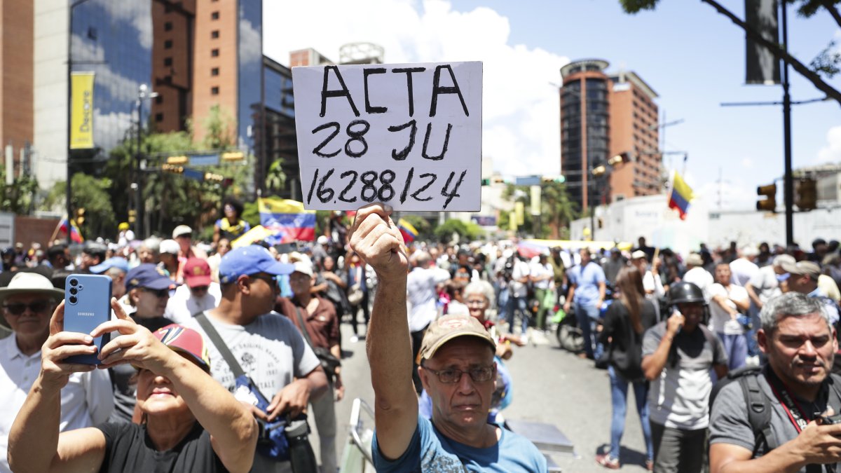 Caracas. Los ciudadanos se siguen tomando las calles para protestar.
