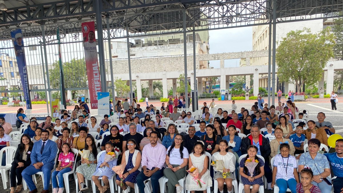 Feria. Los niños y jóvenes mostraron actualizaciones.