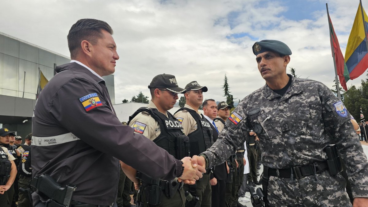 El comandante general de la Policía Nacional, Víctor Hugo Zárate.