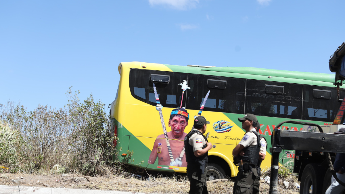Accidente de tránsito en la vía Pifo-Papallacta.