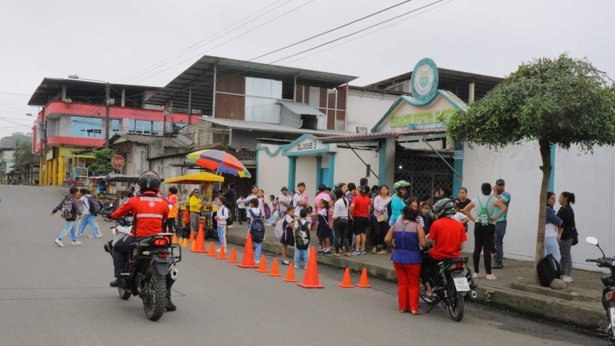 Cotopaxi. Padres de familia piden mayor seguridad en las escuelas.