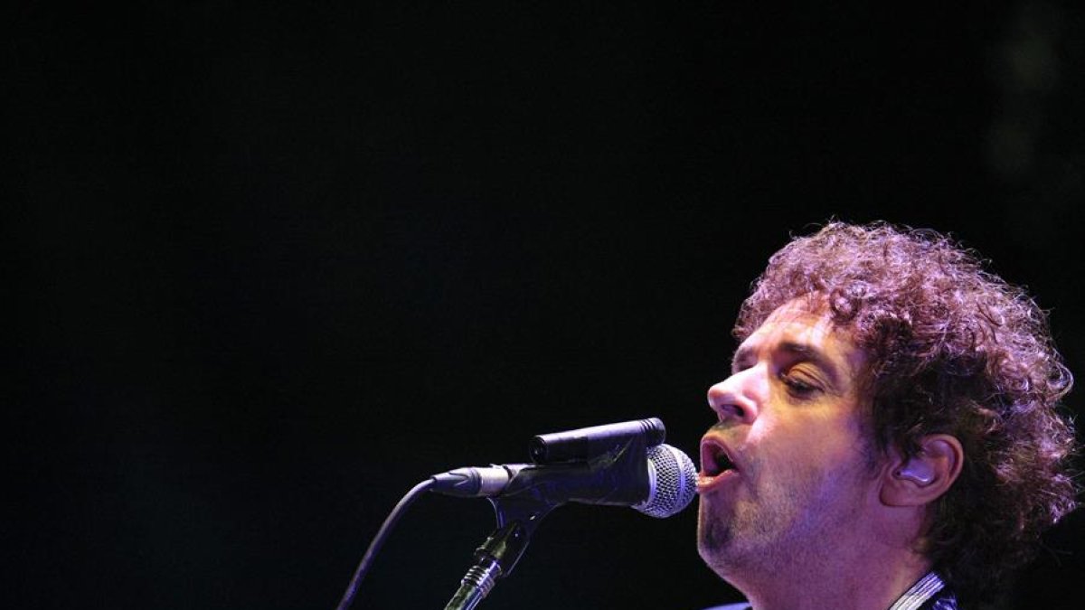 Fotografía del 15 de mayo del 2010 durante el último concierto que ofreció Gustavo Cerati en Caracas, Venezuela, antes de sufrir un accidente cerebrovascular.