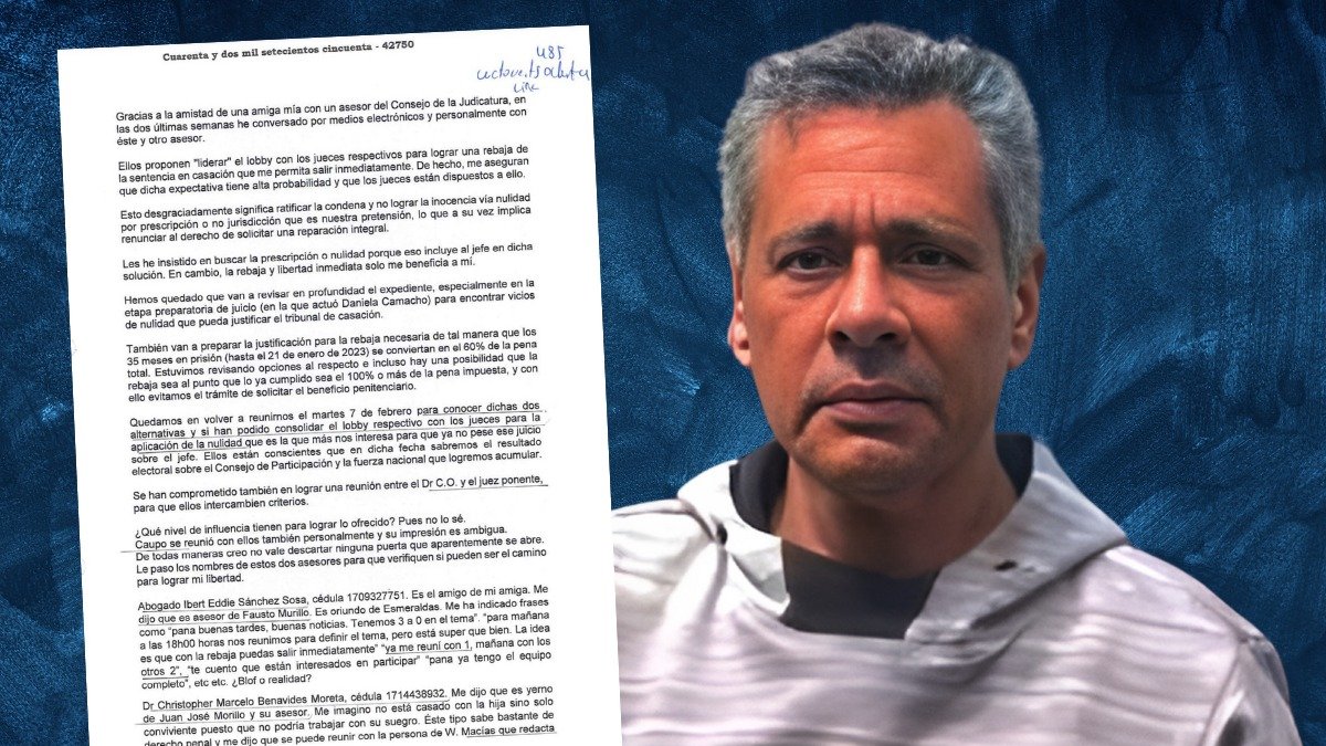 La ayuda memoria es parte del expediente del caso Plaga.