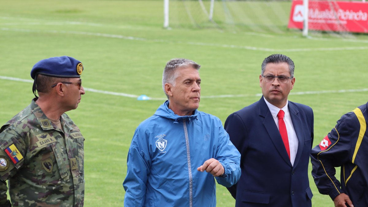 Marcelo Zuleta, técnico del cuadro militar.