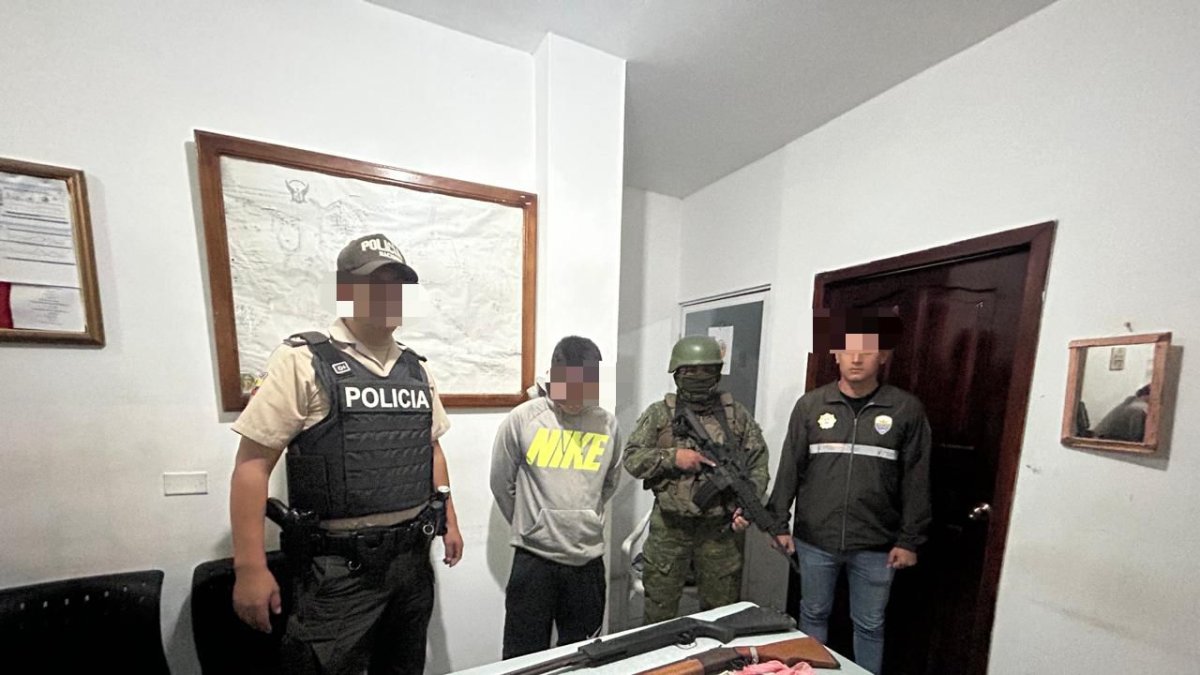 En un operativo militar en Portoviejo, capturaron al presunto líder de Los Lobos