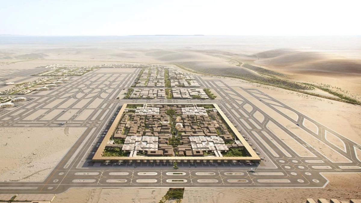 Diseño del que será el aeropuerto más grande del mundo