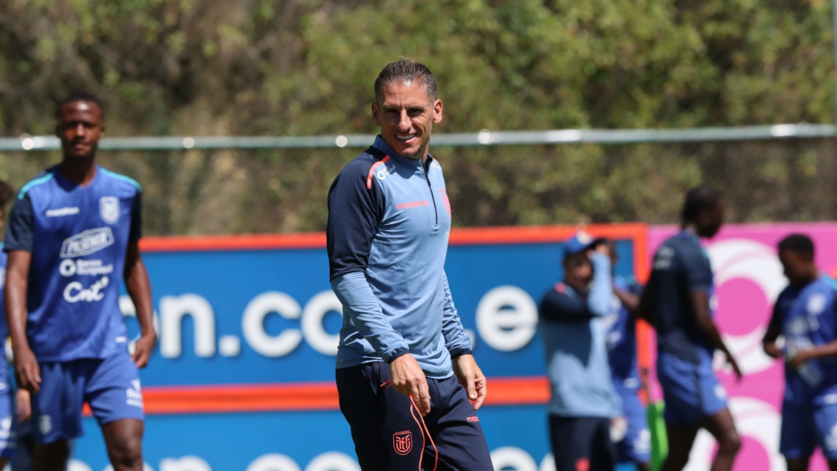 Entrenamiento de La Tri.