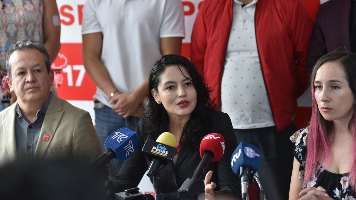 La precandidata a la Vicepresidencia del Partido Socialista, Verónica Silva.