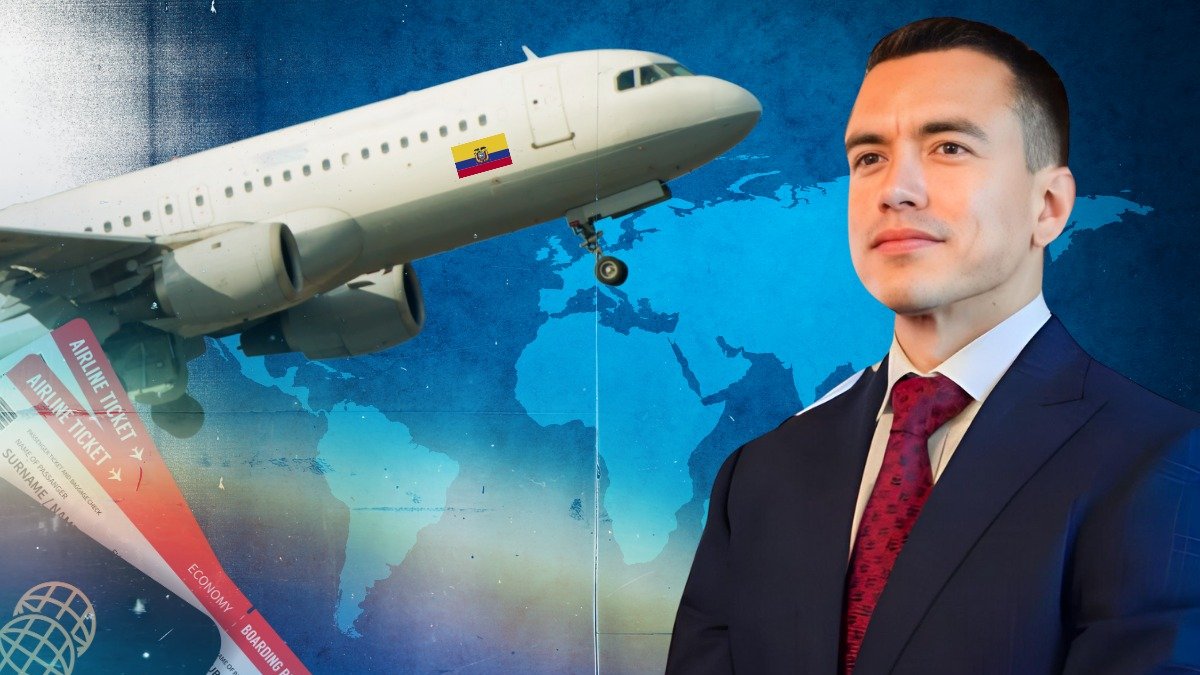 Daniel Noboa ha destinado gran parte de sus viajes oficiales a Estados Unidos.