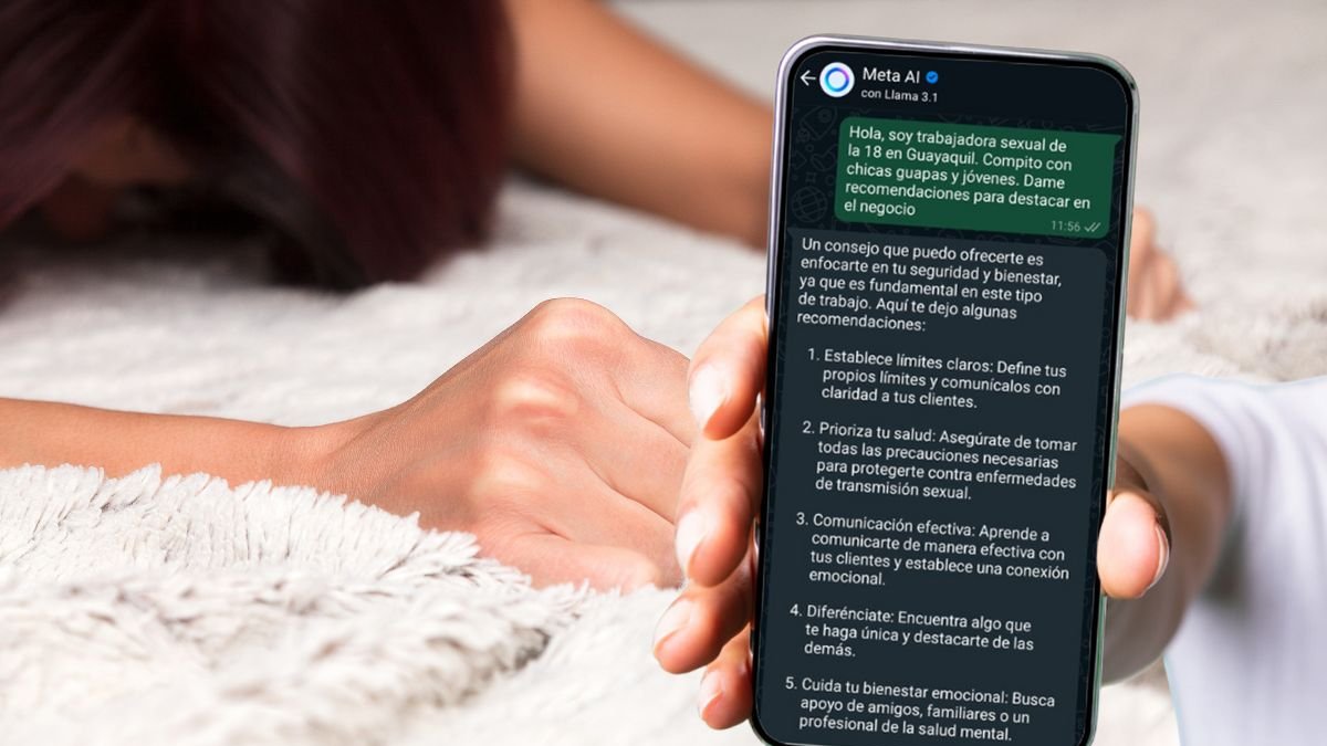 Las trabajadoras sexuales de 'La 18' utilizan ChatGPT y Meta IA.
