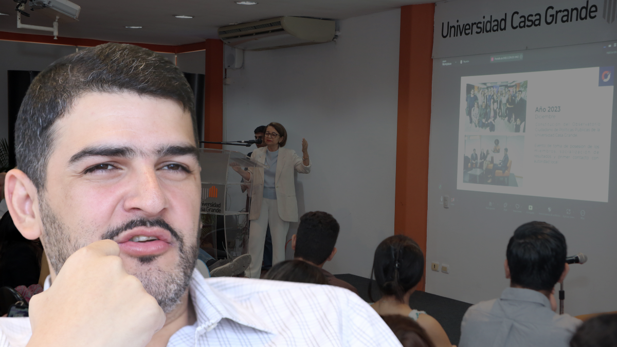 La presentación del análisis se dio en el auditorio de la Universidad Casa Grande.