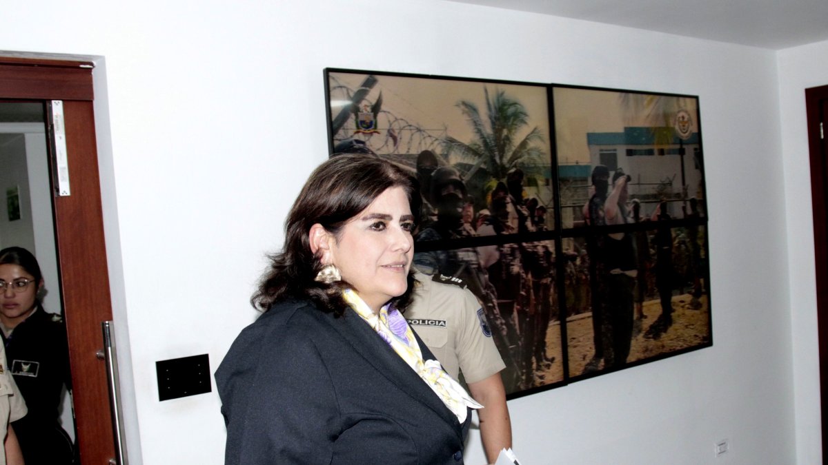 La ministra del Interior, Mónica Palencia.