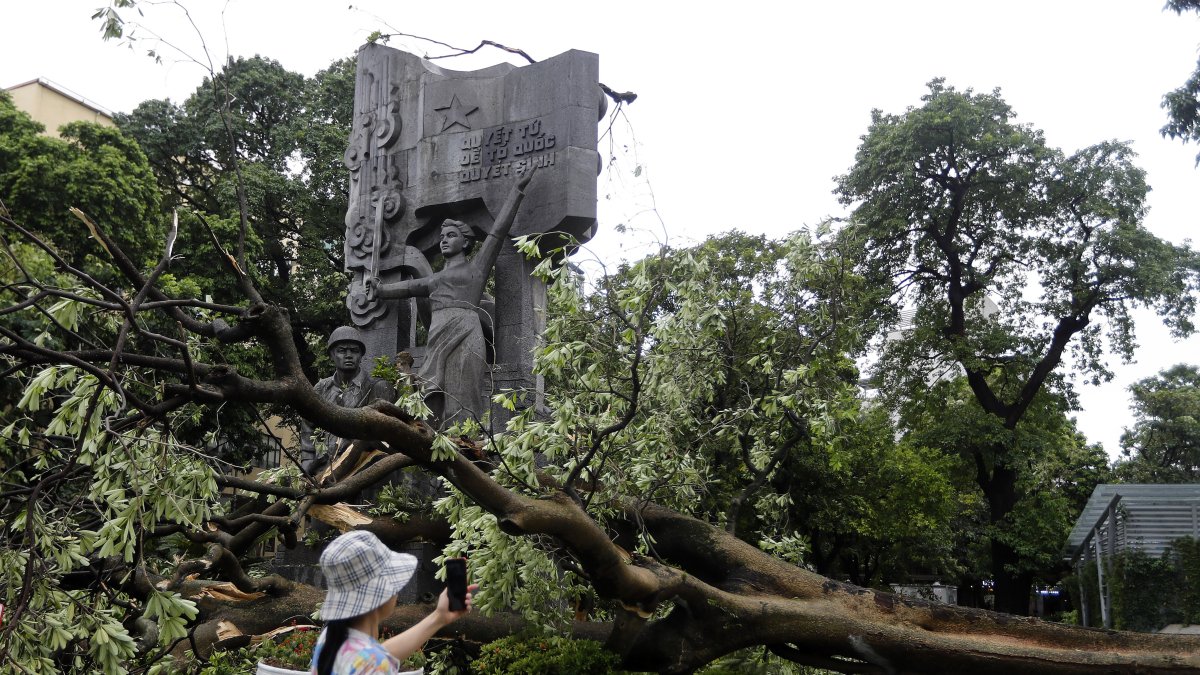 El tifón Yagi dejó un gran número de daños en la región norte de Vietnam.