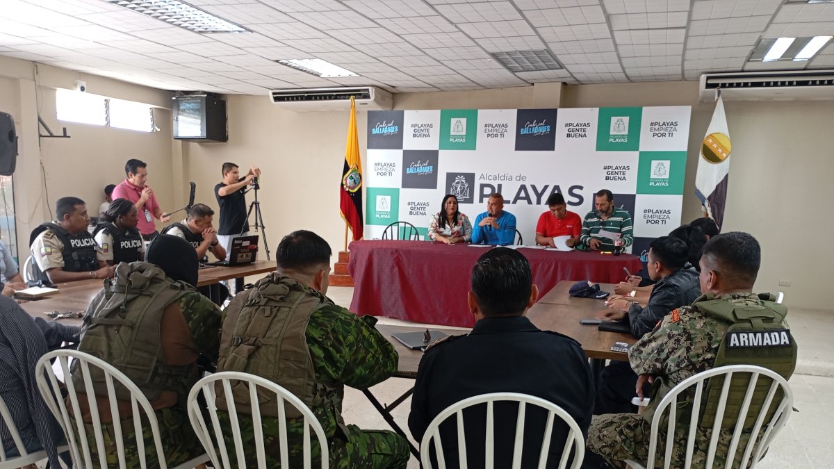 Tras los asesinatos, este 8 de septiembre en el balneario hubo una reunión entre las autoridades.