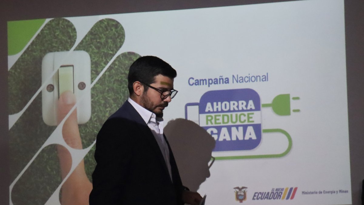 Rafael Quintero, viceministro de Electricidad, en rueda de prensa este 10 de septiembre de 2024.