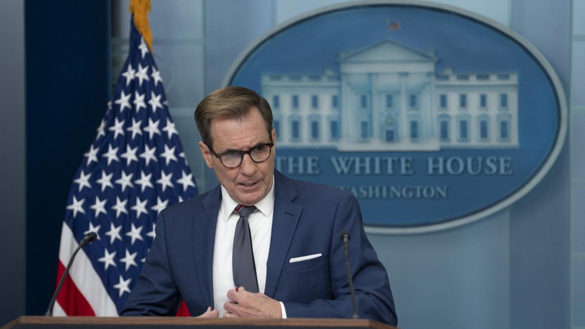 El Consejo de Seguridad Nacional de la Casa Blanca, John Kirby, arremetió contra los comentarios por su 