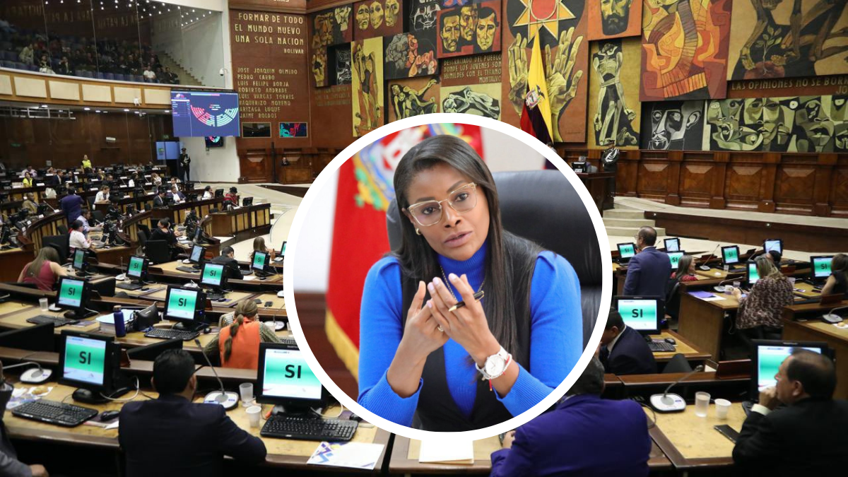 Diana Salazar y la Asamblea Nacional en una foto de archivo.
