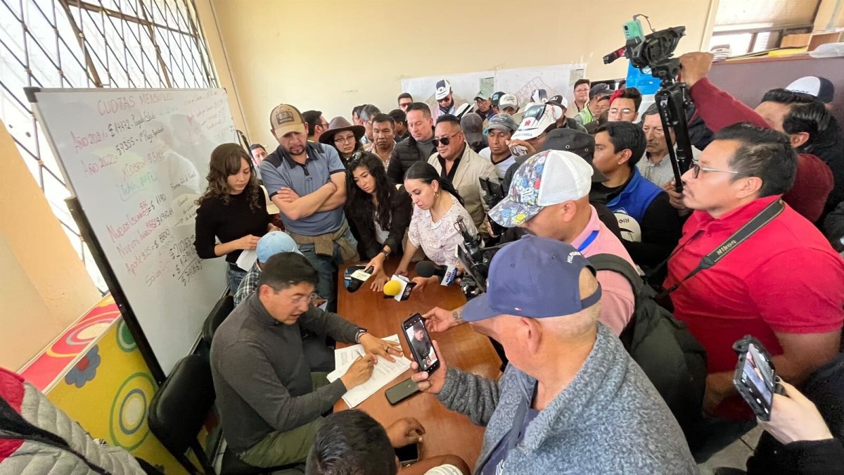 Los ciudadanos buscaron reunirse con el Alcalde de Riobamba