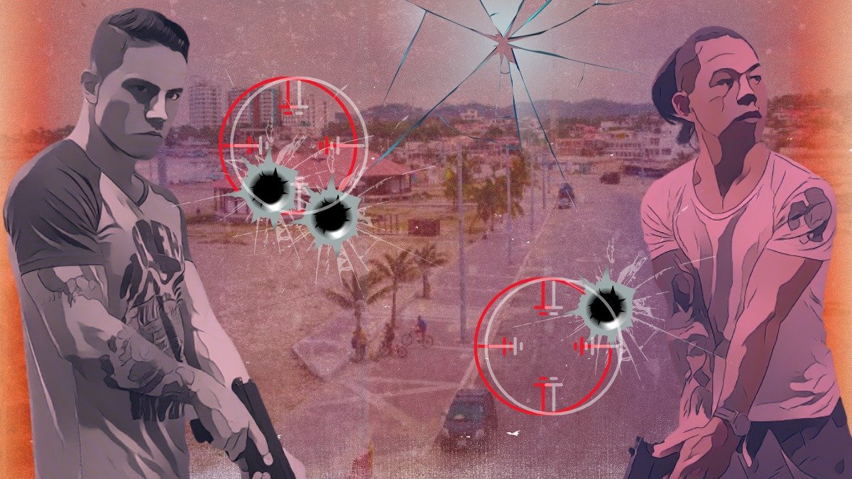 Ilustración para graficar este artículo sobre crimen organizado en Playas.