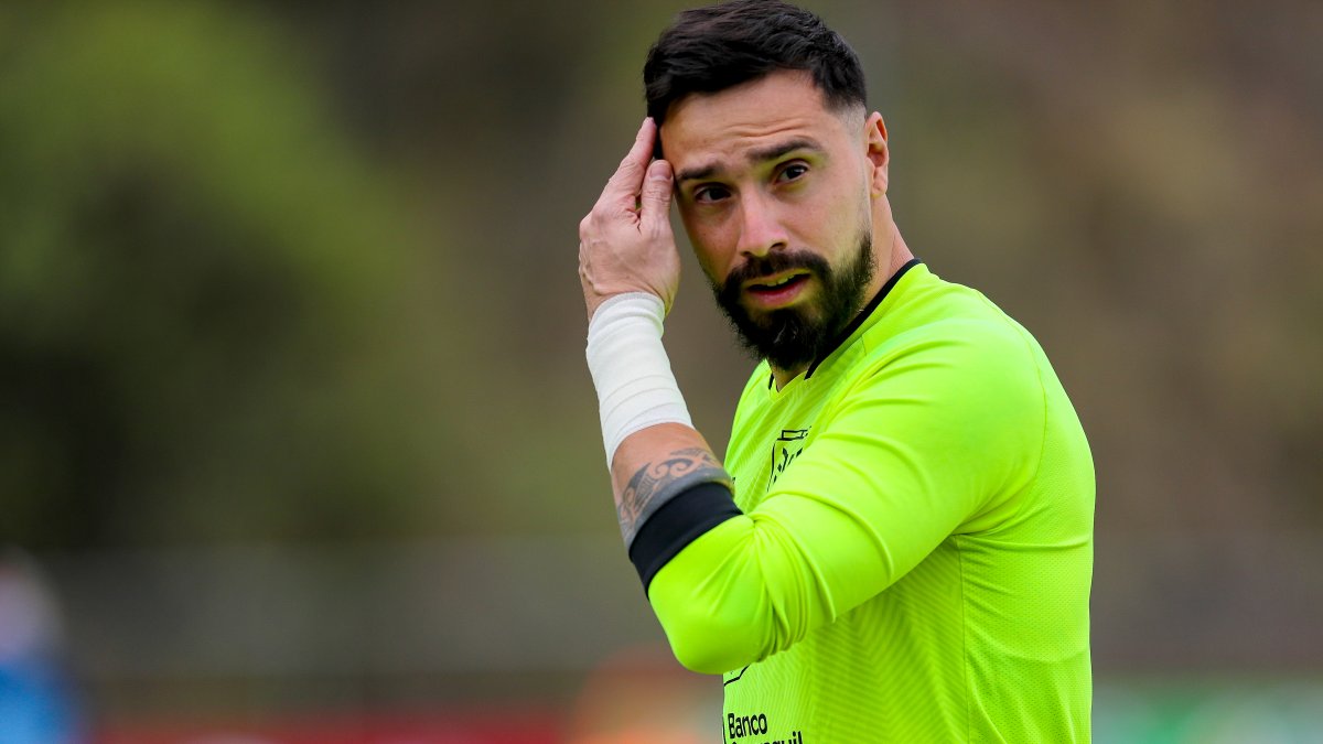 Hernán Galíndez, arquero de la selección de Ecuador.