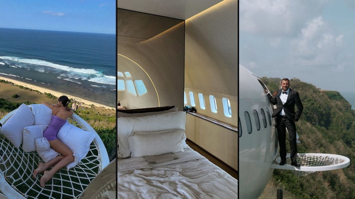 Un Boeing 737 reconvertido en una vivienda exclusiva en los aires