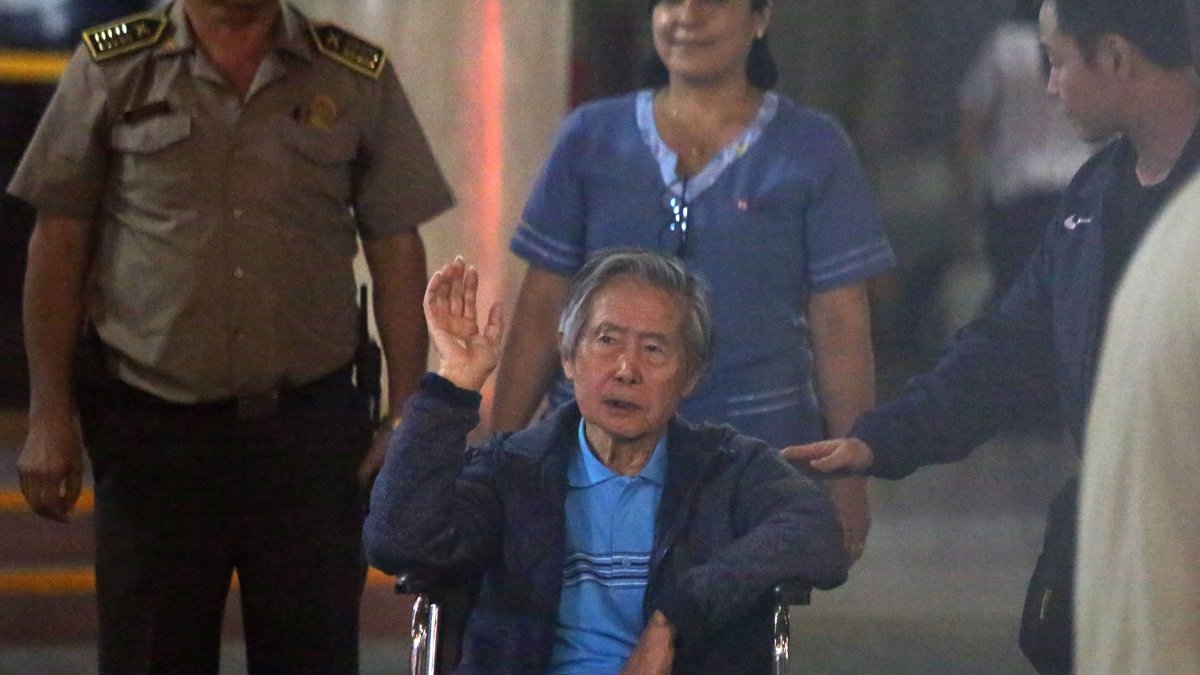 Fotografía de archivo fechada el 4 de enero de 2018 que muestra al expresidente peruano Alberto Fujimori