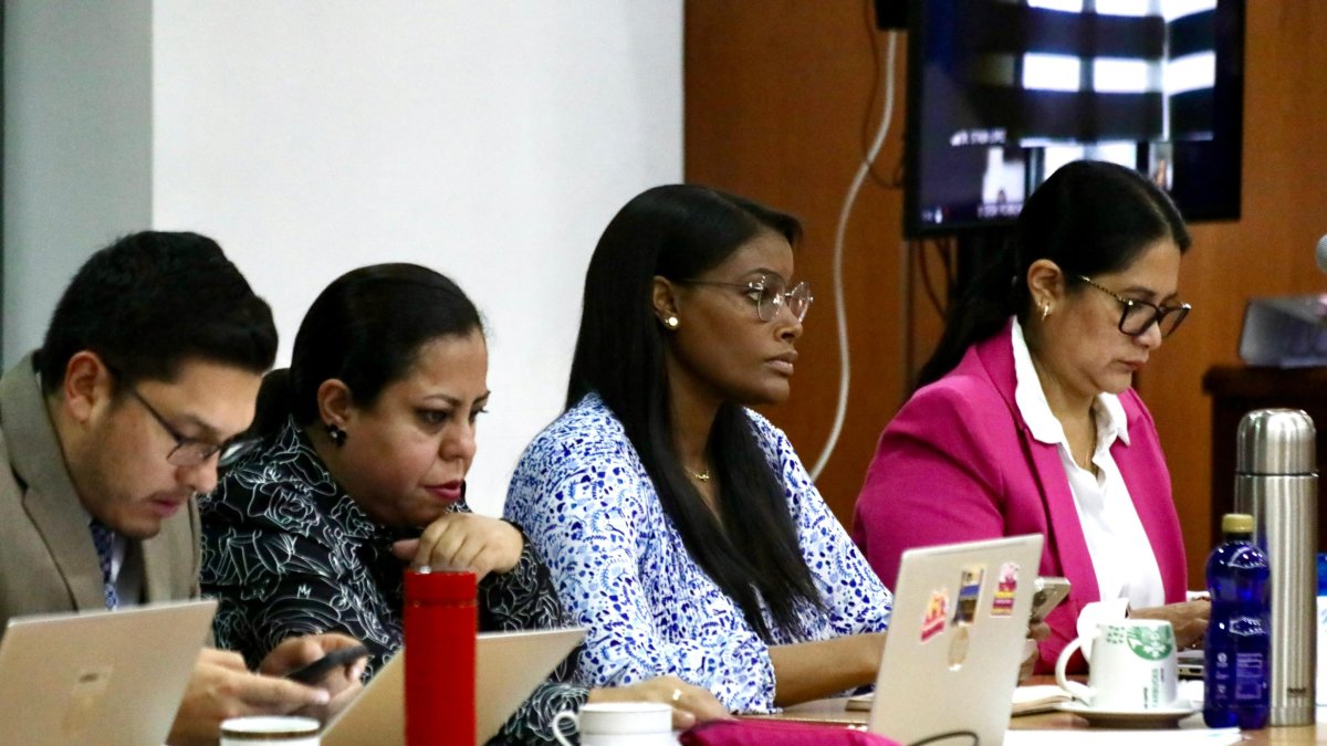 La fiscal general del Estado, Diana Salazar, en una audiencia.