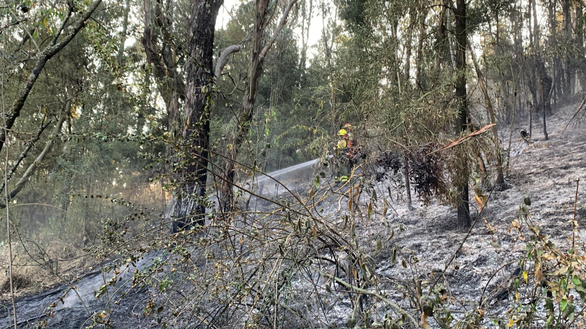 El incendio en El Panecillo ya fue controlado según Bomberos Quito.