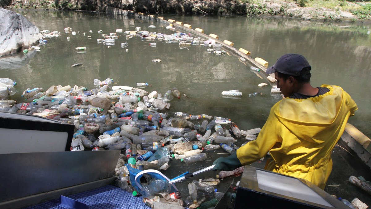 Cyan. Con este sistema se recolectan y apilan los residuos en una celda, que luego se clasifican y gestionan.