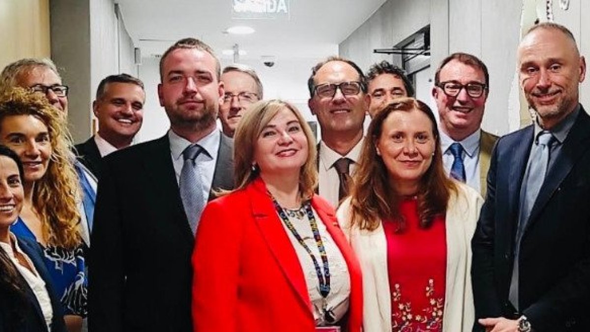 Integrantes de la misión exploratoria de la Unión Europea que se encargarán de evaluar la factibilidad de enviar una delegación de observadores electorales para 2025.