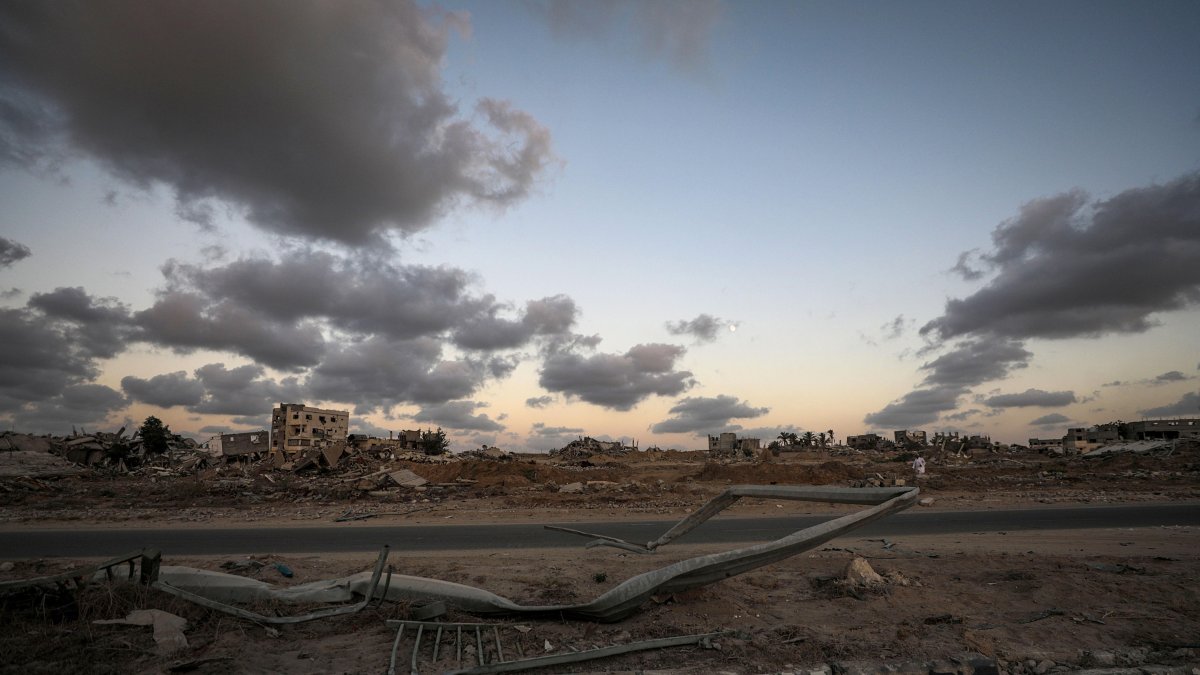 Edificos destruidos por el conflicto en la Franja de Gaza