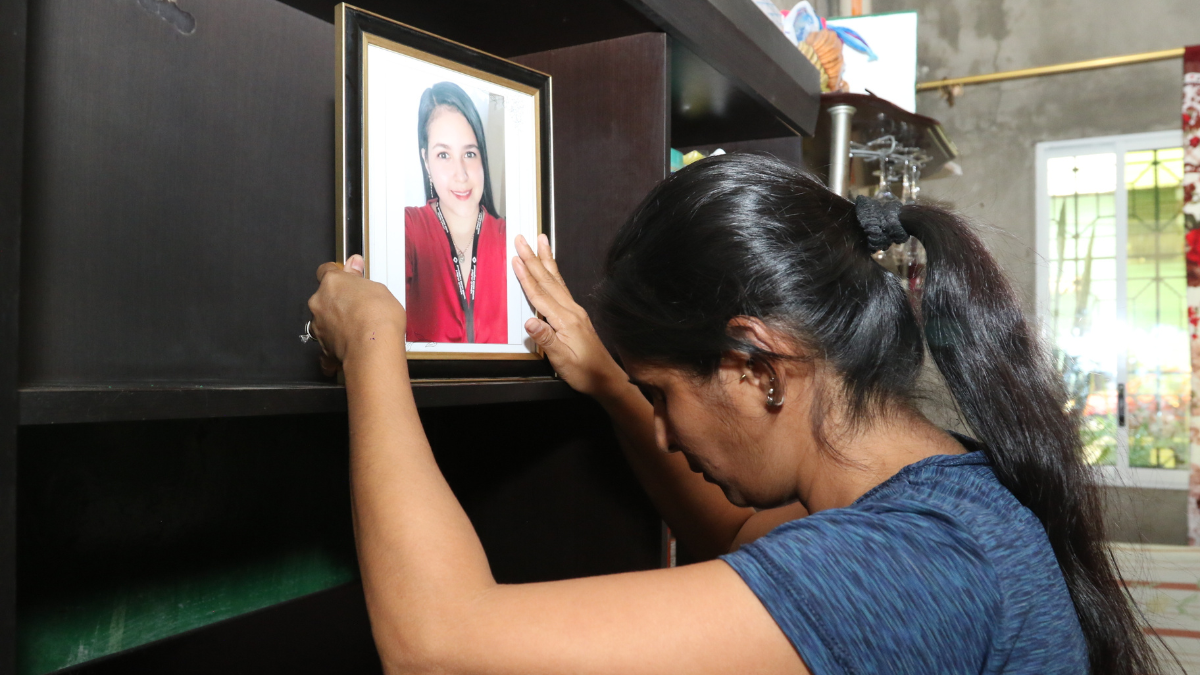 Ayme, de 29 años, fue víctima del primer caso de femicidio en Ecuador en 2024.